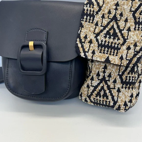 Tory Burch Sawyer Bag with Beaded Pouch - Picture 3 of 8